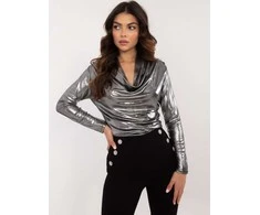 Italy Moda Bluzka-DHJ-BZ-15268.30-juodai-sidabrinis
