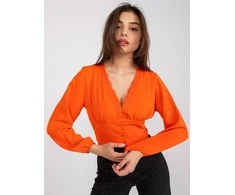 Italy Moda Palaidinė-DHJ-BZ-15672.40-oranžinė