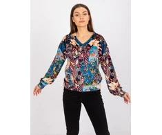 Italy Moda Palaidinė-DHJ-BZ-6033-2.46P-tamsiai mėlyna