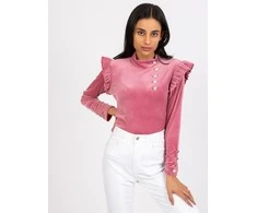 Italy Moda Palaidinė-DHJ-BZ-6533A.44P-tamsiai rožinė