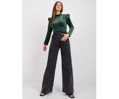 Italy Moda Palaidinė-DHJ-BZ-6533A.44P-tamsiai žalia