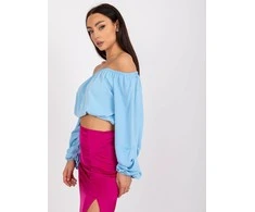 Italy Moda Palaidinė-DHJ-BZ-6816.57-šviesiai mėlyna