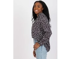 Italy Moda Palaidinė-DHJ-BZ-6825.56-juoda-balta