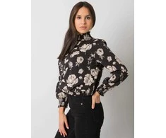 Italy Moda Palaidinė-DHJ-BZ-8501.79-juoda-smėlio spalvos