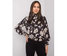 Italy Moda Palaidinė-DHJ-BZ-8501.79-juoda-smėlio spalvos