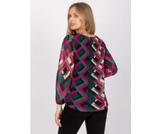 Italy Moda Palaidinė-DHJ-BZ-8643-2.67P-tamsiai žalia