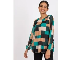 Italy Moda Palaidinė-DHJ-BZ-8643.38P-tamsiai žalia