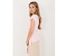 Italy Moda Bluzka-IR-BZ-G53517.21-jasny rožinė