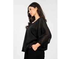 Italy Moda Bluzka-IT-BZ-18868.81-juoda