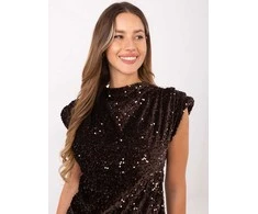 Italy Moda Bluzka-IT-BZ-20052.96-ciemny ruda