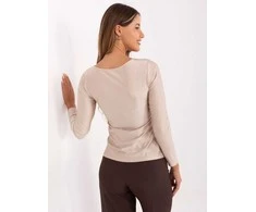 Italy Moda Bluzka-IT-BZ-21629.82-smėlio spalva