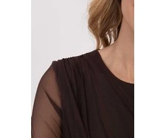 Italy Moda Bluzka-IT-BZ-21915.57-ciemny ruda