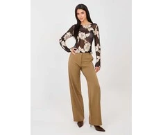 Italy Moda Bluzka-IT-BZ-22125.60-juoda-smėlio spalva