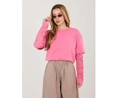 Italy Moda Bluzka-IT-BZ-22128.27-ciemny rožinė