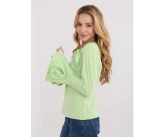 Italy Moda Bluzka-IT-BZ-22139.55-jasny žalia