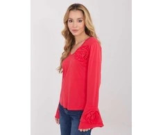 Italy Moda Bluzka-IT-BZ-22139.96-koralų sp.