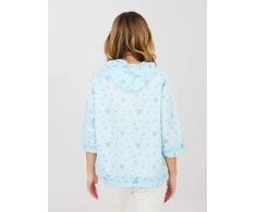Italy Moda Bluzka-IT-BZ-22278.74-šviesiai mėlyna