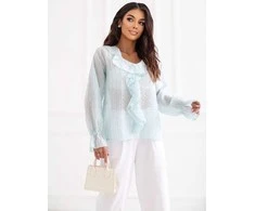 Italy Moda Bluzka-IT-BZ-25096.84-mietowy