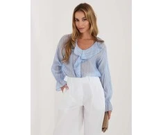 Italy Moda Bluzka-IT-BZ-25096.84-šviesiai mėlyna