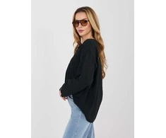 Italy Moda Bluzka-IT-BZ-3130.21-juoda