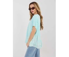 Italy Moda Bluzka-IT-BZ-81870.18-mietowy