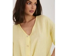 Italy Moda Bluzka-IT-BZ-81891.49-jasny geltona