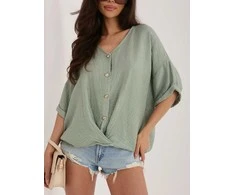 Italy Moda Bluzka-IT-BZ-81891.49-khaki