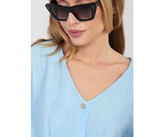 Italy Moda Bluzka-IT-BZ-81891.49-šviesiai mėlyna