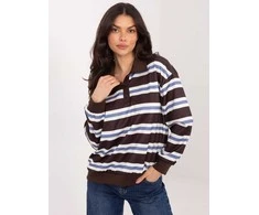 Italy Moda Bluzka-IT-BZ-9980-1.19-ciemny ruda