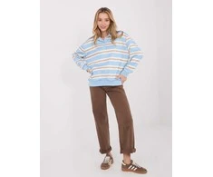 Italy Moda Bluzka-IT-BZ-9980-1.19-šviesiai mėlyna