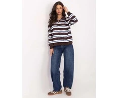 Italy Moda Bluzka-IT-BZ-9981-1.08-ciemny ruda