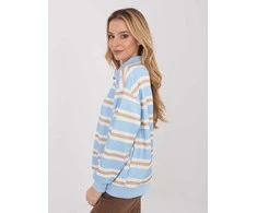Italy Moda Bluzka-IT-BZ-9981-1.08-šviesiai mėlyna