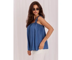 Italy Moda Bluzka-IT-BZ-A9157TSNZ.99-mėlyna