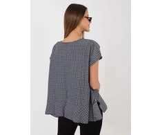 Italy Moda Bluzka-IT-BZ-FL10332.80-tamsiai mėlyna