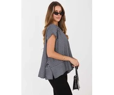 Italy Moda Bluzka-IT-BZ-FL10332.80-tamsiai mėlyna