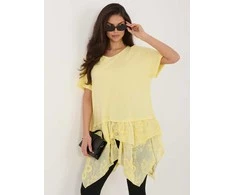 Italy Moda Bluzka-IT-SK-81869.54-jasny geltona