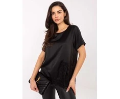 Italy Moda Bluzka-MI-BZ-3297.28-juoda