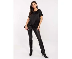 Italy Moda Bluzka-MI-BZ-3297.28-juoda