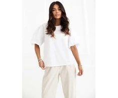 Italy Moda Bluzka-MI-BZ-3391.71-balta