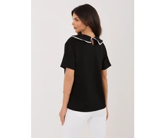 Italy Moda Bluzka-MI-BZ-3406.90-juoda
