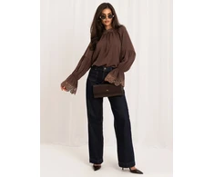 Italy Moda Bluzka-MI-BZ-3527.65-ciemny bezowy