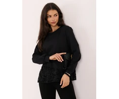 Italy Moda Bluzka-MI-BZ-3564.88-juoda