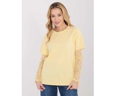 Italy Moda Bluzka-MI-BZ-4227.61-jasny geltona