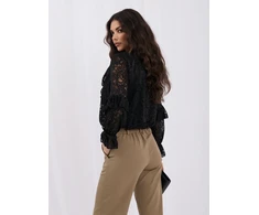 Italy Moda Bluzka-MI-BZ-4427.36-juoda