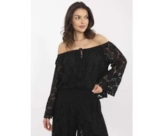 Italy Moda Bluzka-MI-BZ-88500.79-juoda