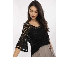 Italy Moda Bluzka-MI-BZ-9007.77-juoda
