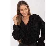 Italy Moda Bluzka-MI-BZ-92353.33-juoda