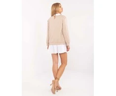 Italy Moda Palaidinė-MI-BZ-A5997.49-smėlio spalvos