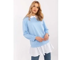Italy Moda Palaidinė-MI-BZ-A5997.49-šviesiai mėlyna