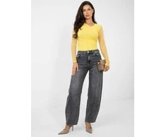 Italy Moda Body palaidinė moterims-IT-BO-21601-1.89-geltona